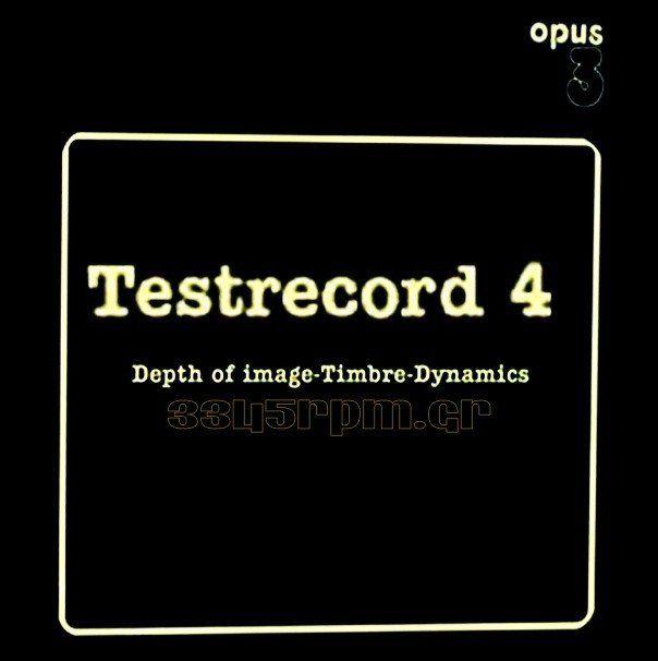 Opus 3 -  Test record 4 -3345rpm.gr