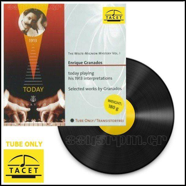 Tacet - Tube Only - Enrique Granados - Vinyl LP 180gr - 3345rpm.gr