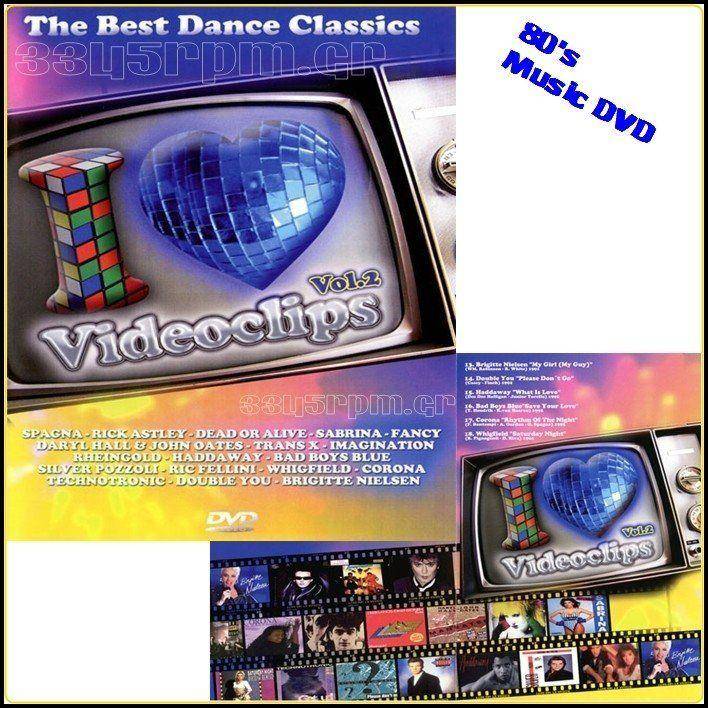 I Love Video clips 80s Vol.2 - Music DVD - 3345rpm.gr
