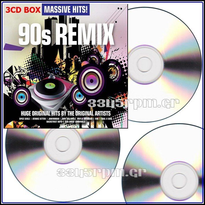 Massive Hits - 90s Remix - 3CD BOX