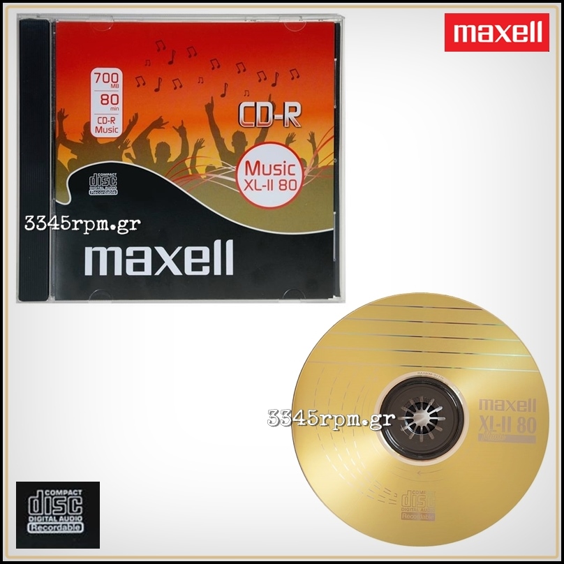 Music CD-R Maxell XL 80 Digital Audio Recordable Music CD-R